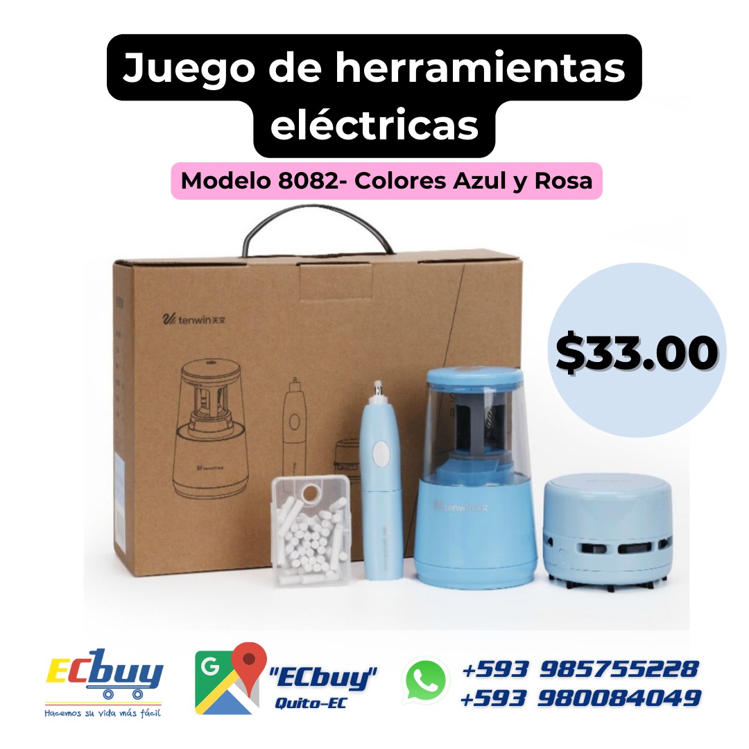 Juego de herramientas escolares eléctricas (8082)