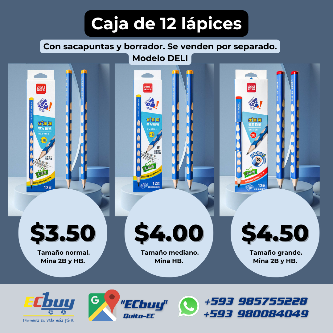 Caja de 12 lápices (Deli)