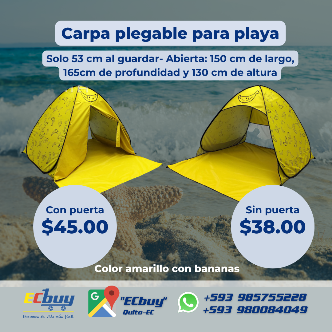 Carpa plegable para Playa