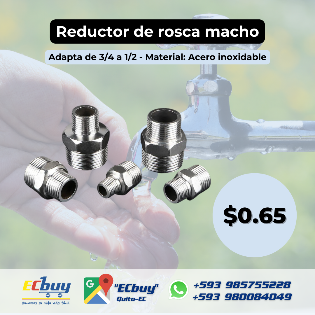 Reductor de Rosca macho