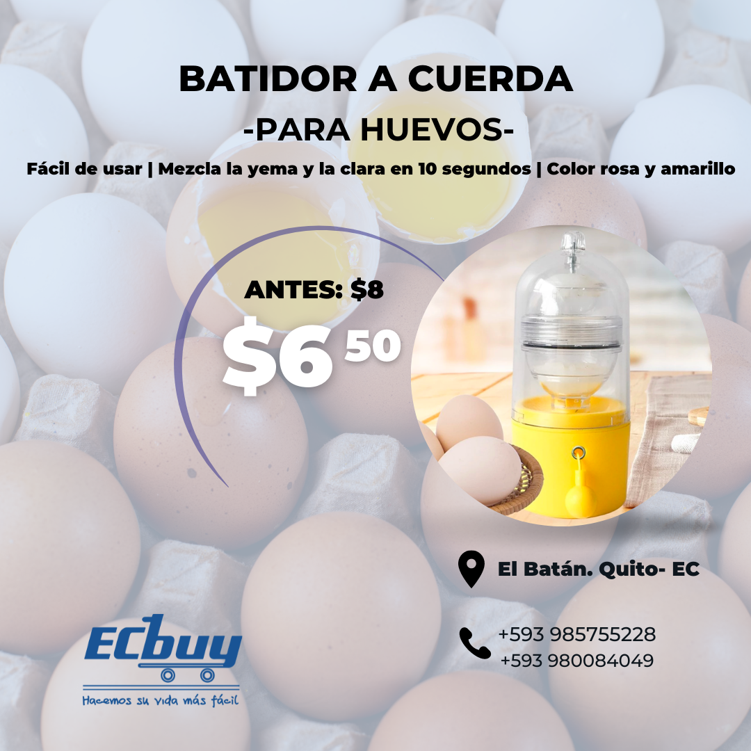 Extractor de huevos a cuerda