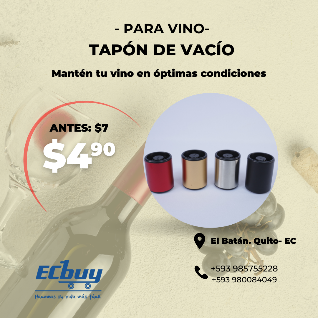 Tapón de vacío de vino