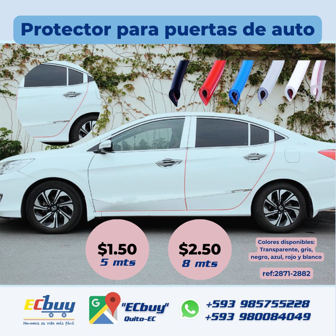 Protector para puertas de auto