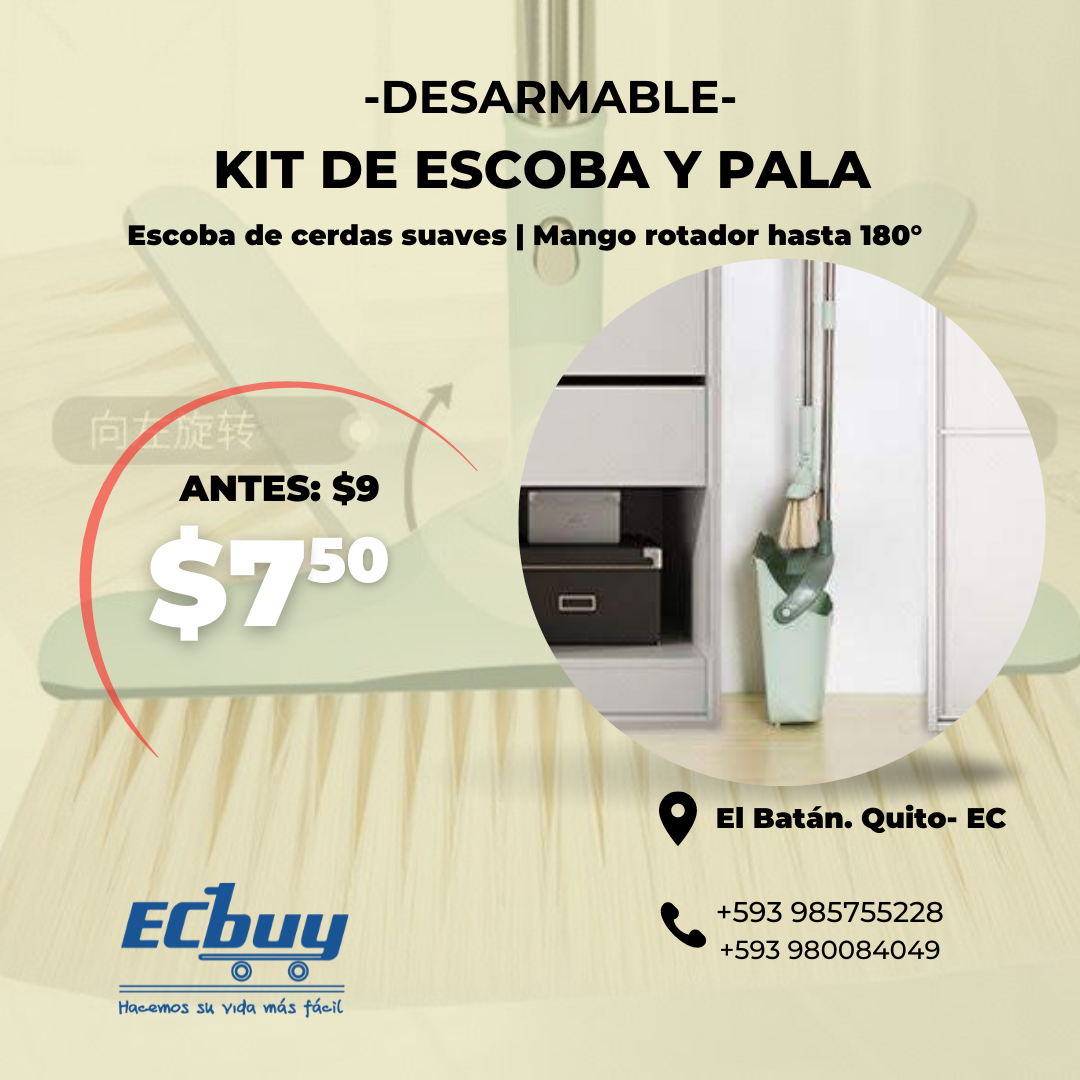 Kit de escoba y pala