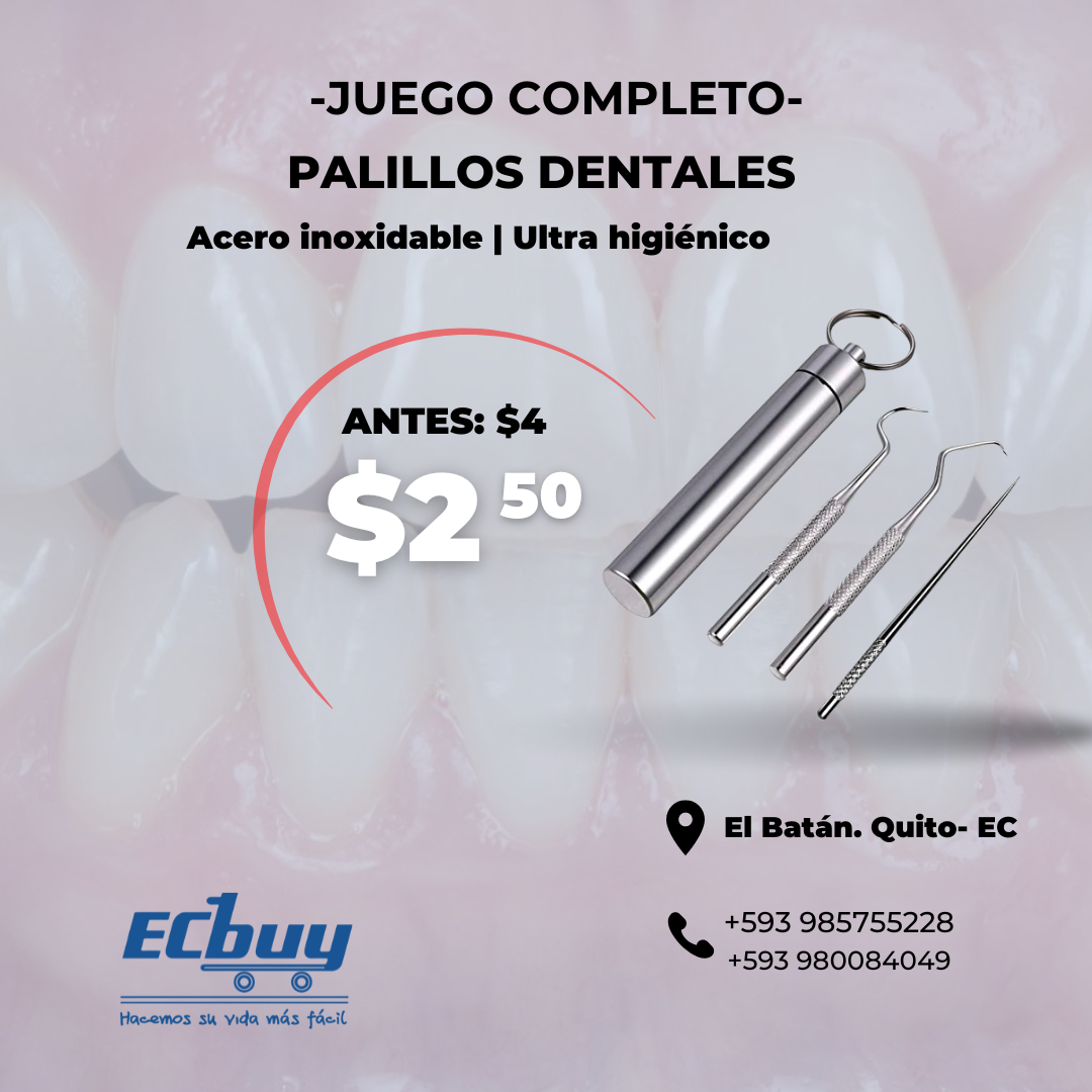 Juego de palillos dental