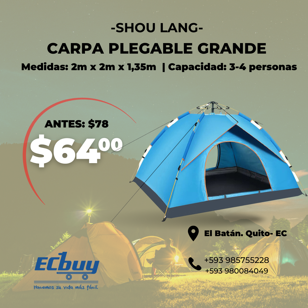 Carpa plegable