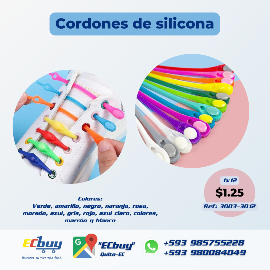 Cordones para zapatos 1x12