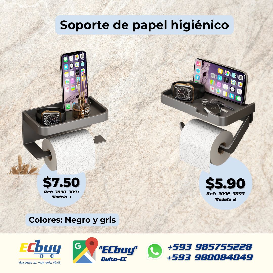 Soporte de papel higienico