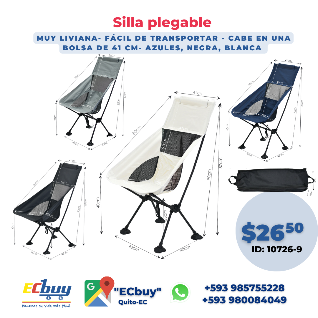 Silla plegable